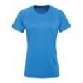 TriDri® Women's panelled TriDri® tech tee Sapphire